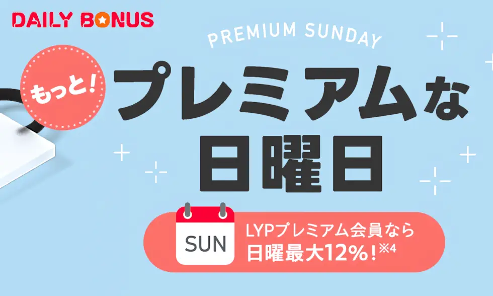 ヤフーショッピングのプレミアムな日曜日