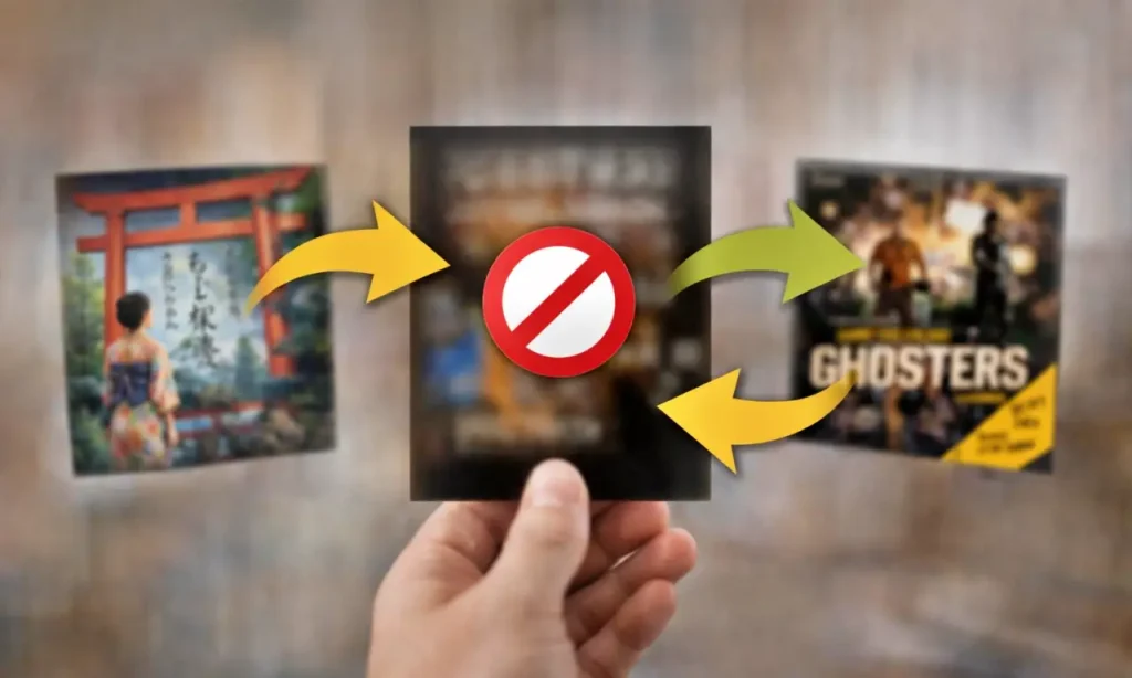 作品の入れ替えイメージ画像