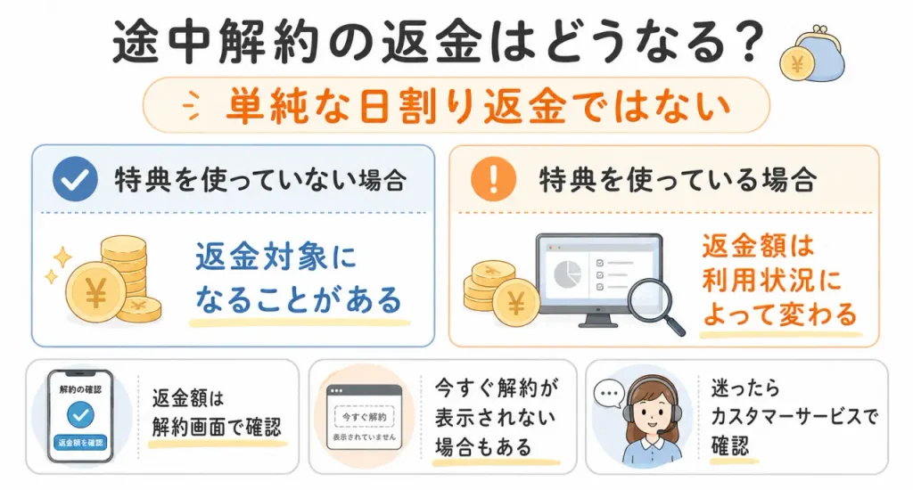 Amazonプライムを途中解約するためのまとめ画像